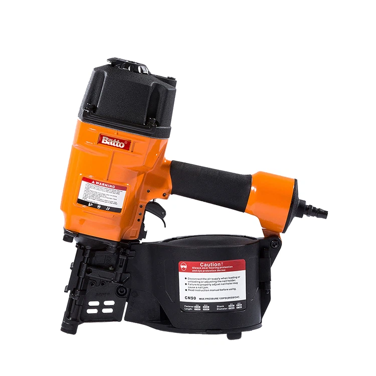 CN90 Pneumatic Coil Nail Gun For Roofing And Fencing